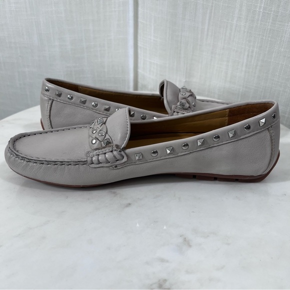 Vaneli Aedan Leather Studded Loafers Size 9 - Picture 8 of 13